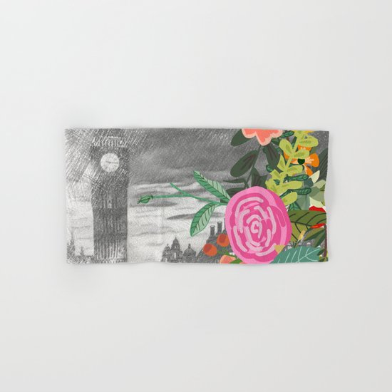 Flowers bouquet #13 Hand & Bath Towel