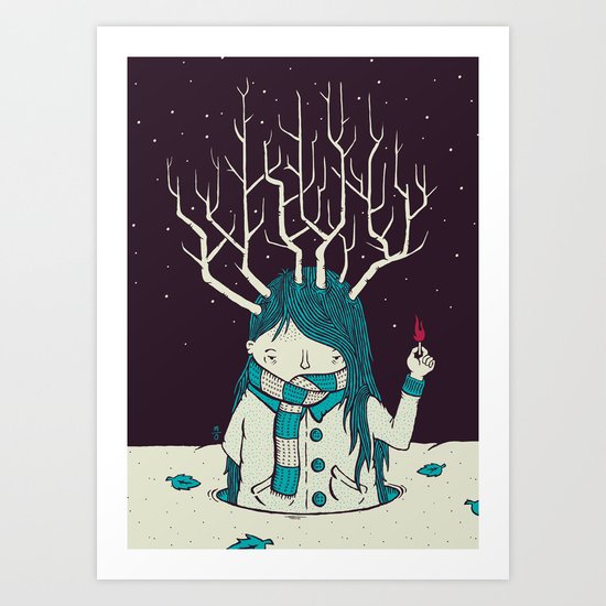 Warm Art Print
