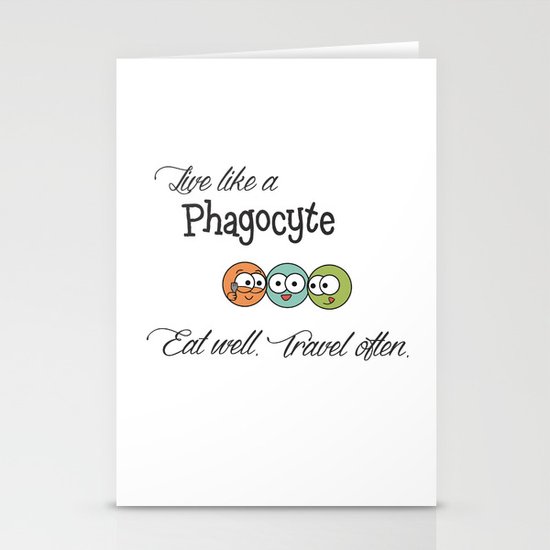 Like a Phagocyte Stationery Cards