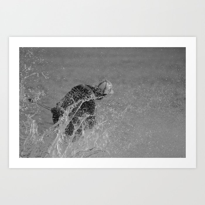 touch the water Art Print