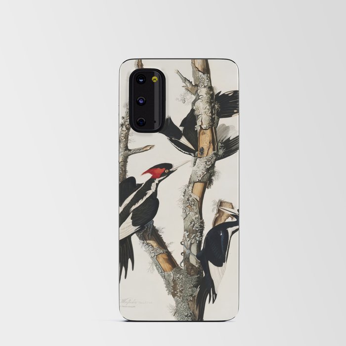 Ivory-billed Woodpecker from Birds of America (1827) by John James Audubon  Android Card Case