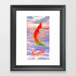 The color phoenix Framed Art Print