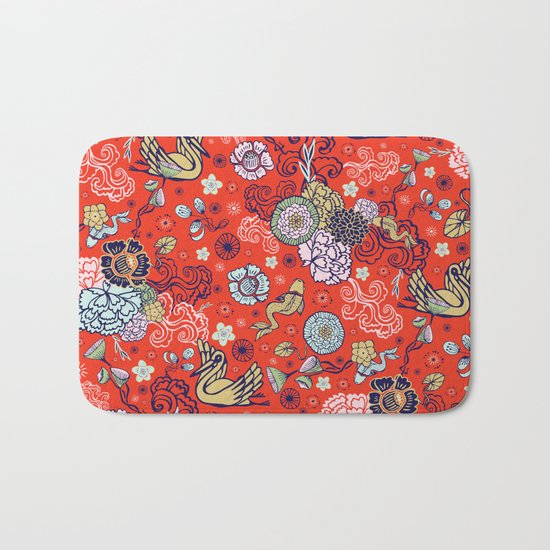 Cranes´ Flight Bath Mat