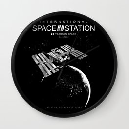 ISS-International Space Station/Space/Astronomy Wall Clock
