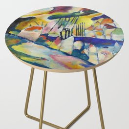 Wassily Kandinsky Landscape with Rain Side Table