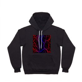 Cracked Space Lava - Red/Blue Hoody