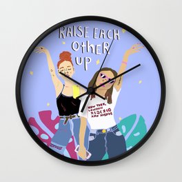 Celebrate your friends Wall Clock
