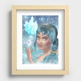 Snow Queen Recessed Framed Print