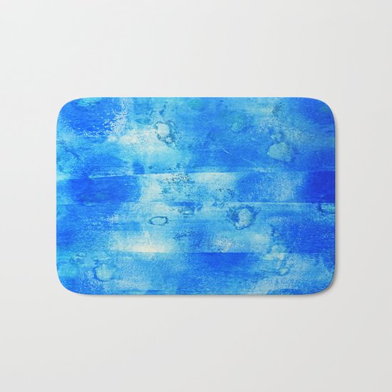 Blue Blue Blue Bath Mat