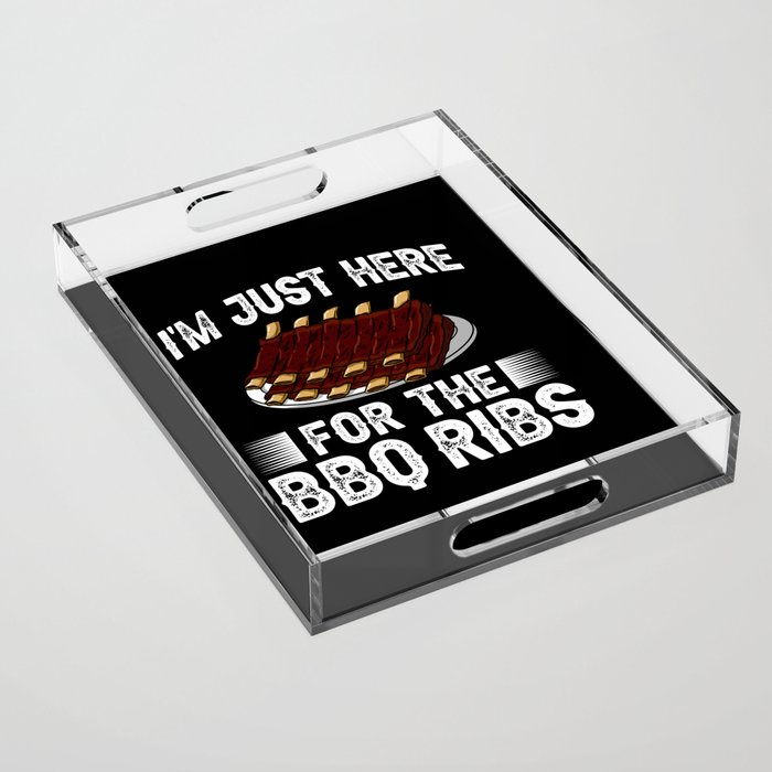 BBQ Ribs Beef Smoker Grilling Pork Dry Rub Acrylic Tray