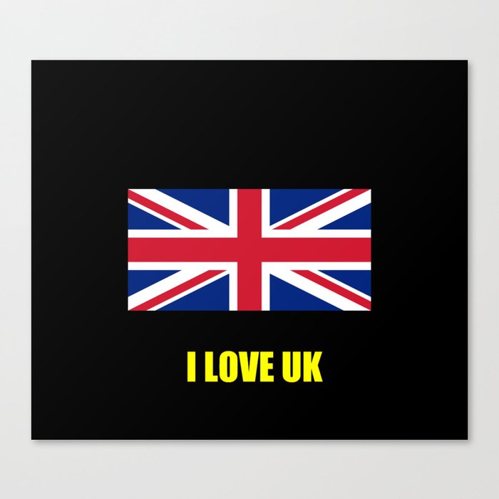 Flag of UK 7- London,united kingdom,england,english,british,great britain,Glasgow,scotland,wales Canvas Print