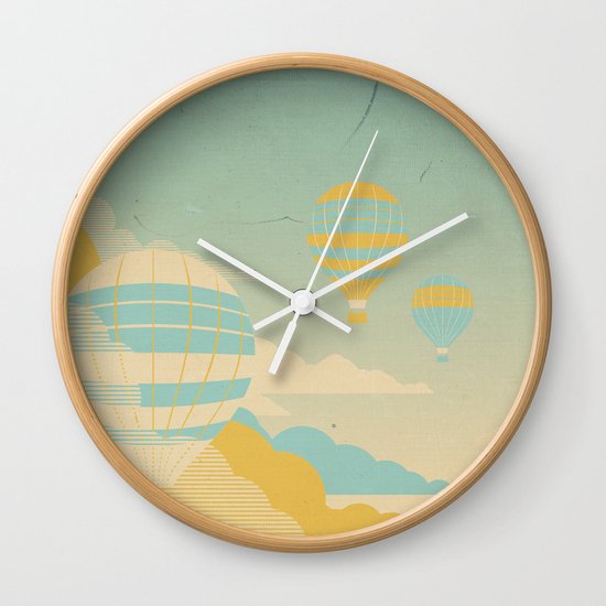 In The Clouds Wall Clock