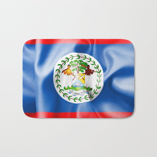 Belize Flag Bath Mat