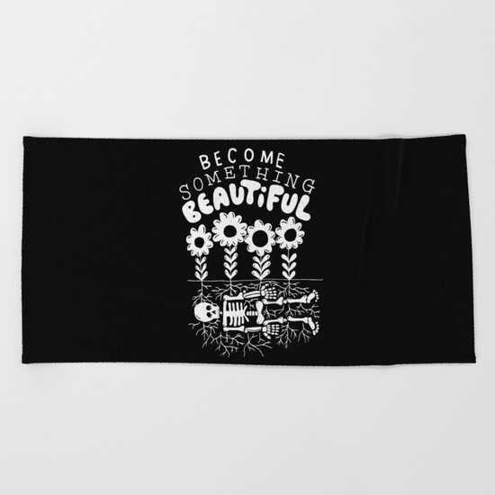 beautiful bones Beach Towel
