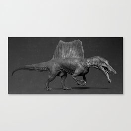 Black Spinosaurus Canvas Print