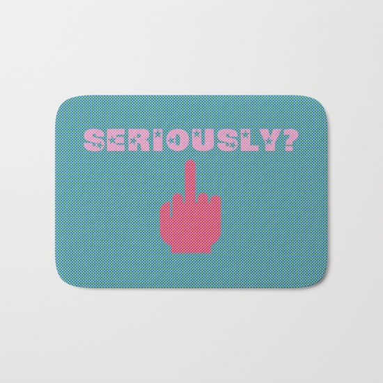 Seriously? (Lost Time) Bath Mat