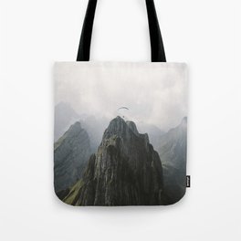 Flying Mountain Explorer - Landscape Photography Tote Bag