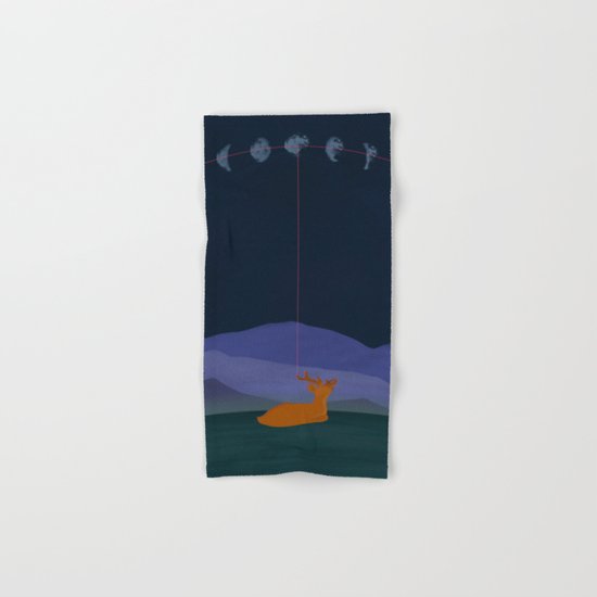 Lunatic Deer Hand & Bath Towel