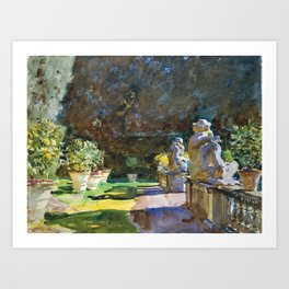 John Singer Sargent "Villa di Marlia, Lucca" Art Print
