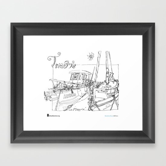 Benedetta Dossi, "Trieste" Framed Art Print