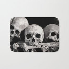 Skulls And Bones Bath Mat