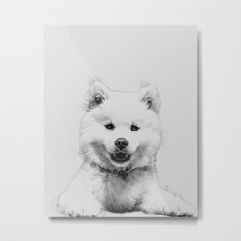 Minimalist Dog Metal Print