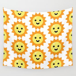 SUNSHINE SMILES. Wall Tapestry