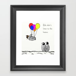 To be a Flying Penguin Framed Art Print