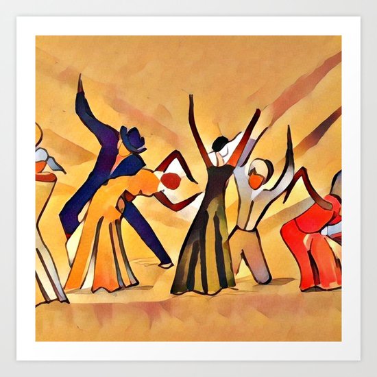 Song & Dance Art Print
