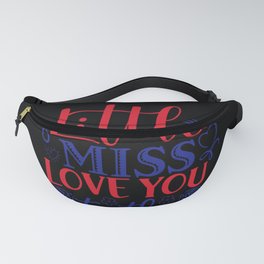 Valentines Day Gifts Little Miss Love You To The Moon Back Fanny Pack