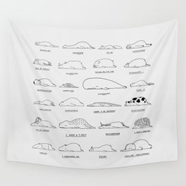 Moody Animals Pattern Wall Tapestry
