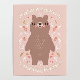 Dreamy Bear Poster