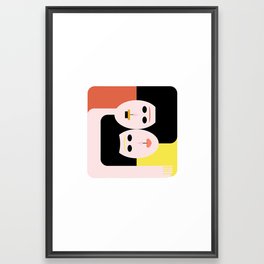 Couple in Love Framed Art Print