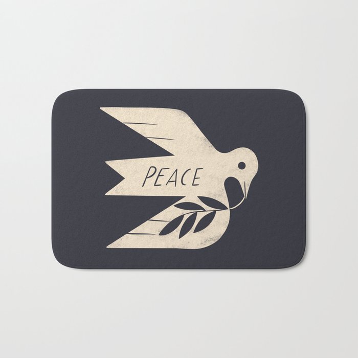 Peace Dove Bath Mat