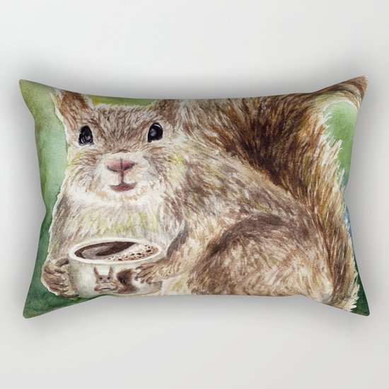 Squirrel Rectangular Pillow