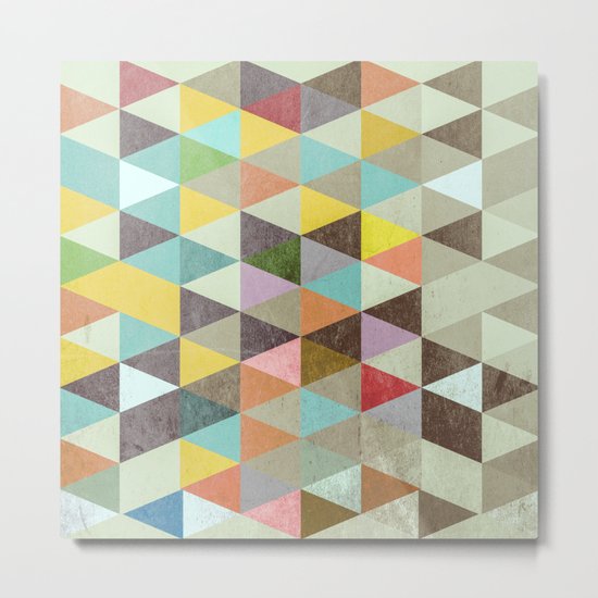 Triangles XXI Metal Print