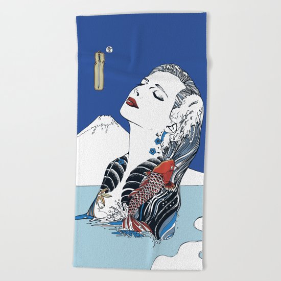 Onsen Beach Towel
