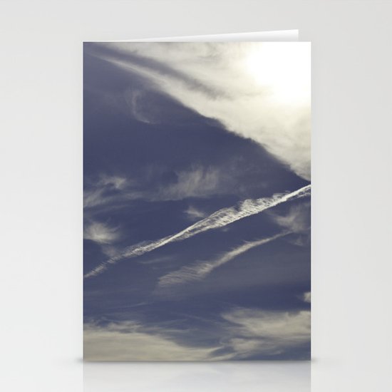 winter skies Stationery Cards