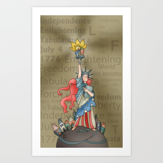 Liberty Art Print