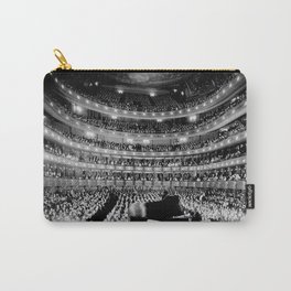 Metropolitan Opera House, New York City black and white photography / black and white photographs Carry-All Pouch