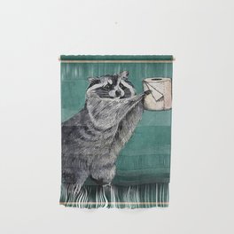 Your butt napkins my lord raccoon Wall Hanging