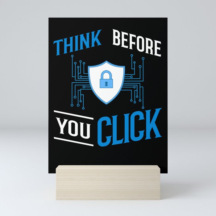 Cyber Security Analyst Engineer Computer Training Mini Art Print