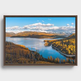 Fall on Great Northern  Framed Canvas