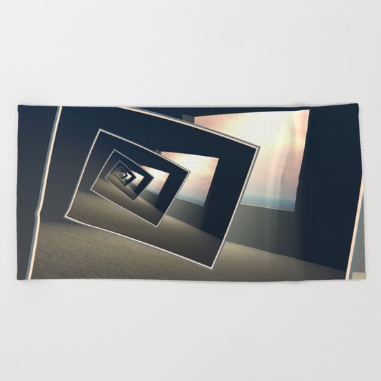 Surreal Windows Beach Towel