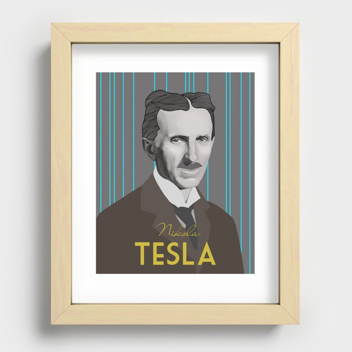 Tesla Recessed Framed Print