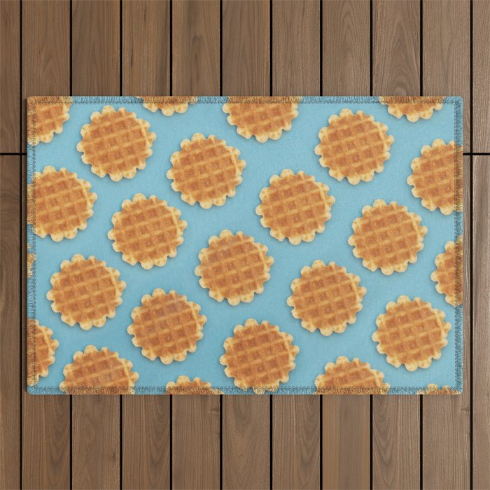 Waffle pattern Outdoor Rug