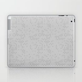 Large Grey Honeycomb Bee Hive Geometric Hexagonal Design Laptop Skin