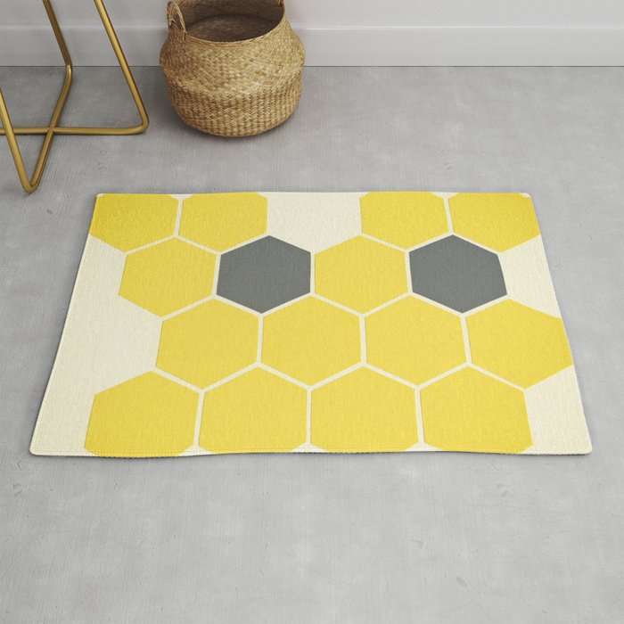Yellow Rug by Cassia Beck Society6