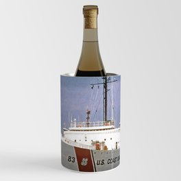 USCG Vintage Mackinaw 83 Icebreaker Wine Chiller