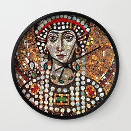 Byzantine Empress Saint Theodora of the Roman Empire Wall Clock